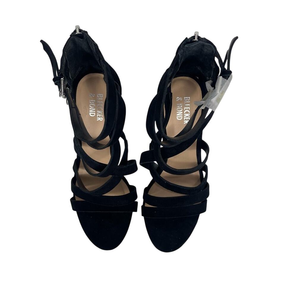 Bleeker & Bond Women’s Mindy Strappy Heel Black Size 6 NEW - Picture 3 of 12